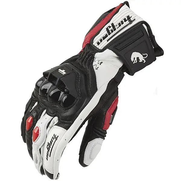 Genuine Leather Motorcycle Gloves Men's Windproof Outdoor Riding Motocross Gloves Touch screen Motociclismo Protective Equipment