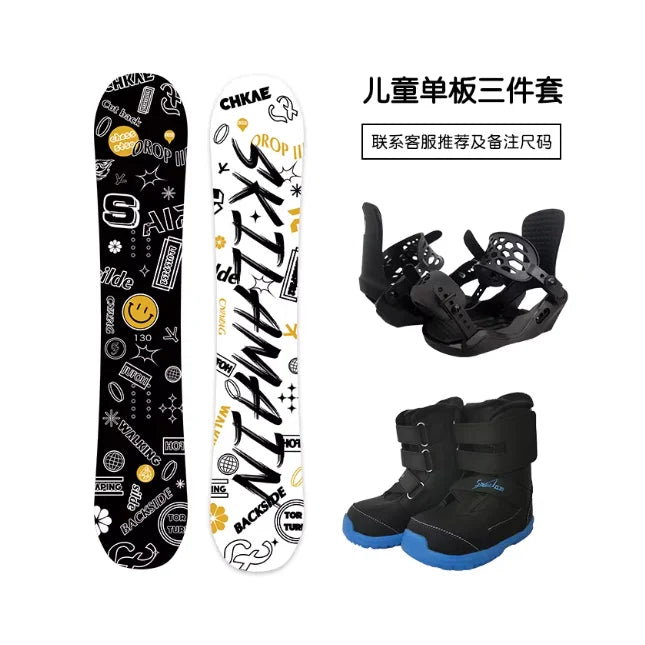 сноуборд детский New Children's Snowboard All-around Board All Terrain Board Snowboard Snowboard Set