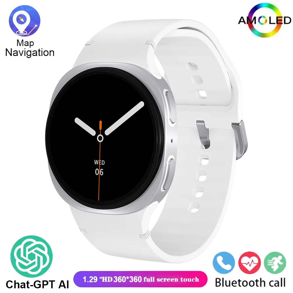 2026 New Galaxywatch Ultra 8 Ladies SmartWatch Compass IP68 waterproof BT Call GPS map navigation Men SmartWatch For Android IOS