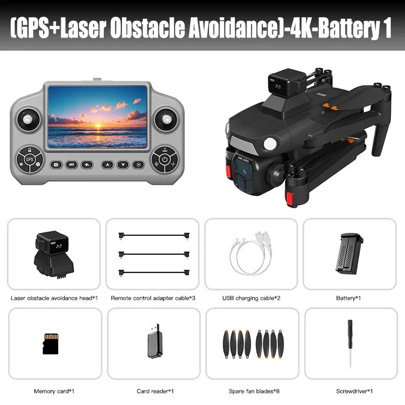 A1R 3S Original 8K Drone 4K Professional 5G GPS 360° Laser obstacle avoidance Brushless Foldable Quadcopter RC Distance 3KM Dron