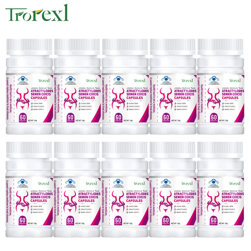 Natural Cassia Seed & Coix Seed Pills, Detox Slim, Metabolism Booster, Burn Fat, 100% Herbal, Vegan & NO SIDE EFFECT Weight Loss