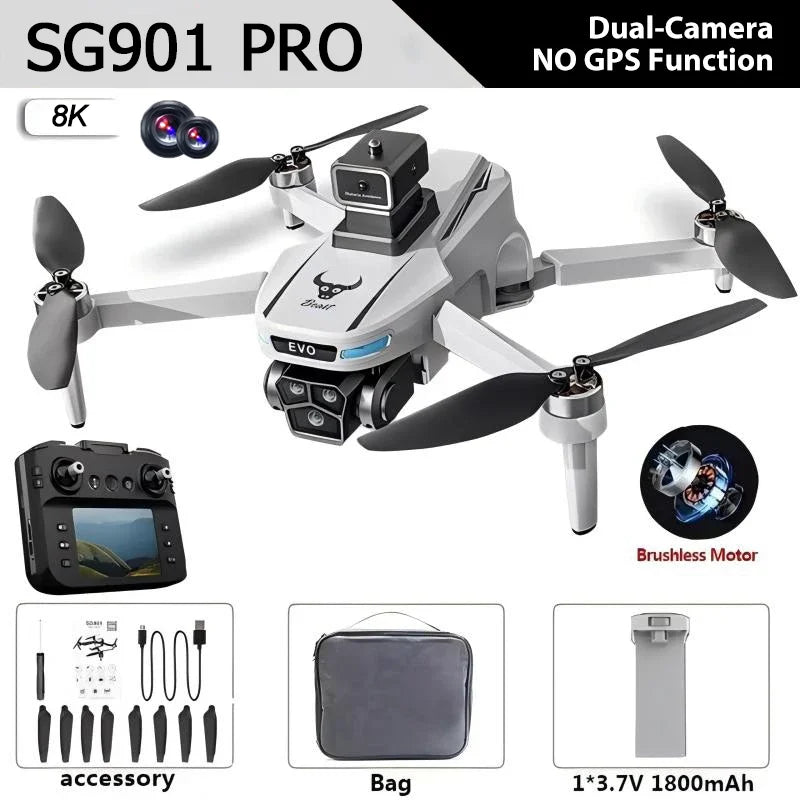 Lenovo SG901 MAX GPS Drone Professional 8K Aerial HD Avoiding Obstacle with Larger Screen Remote Control Folding Brushless Drone