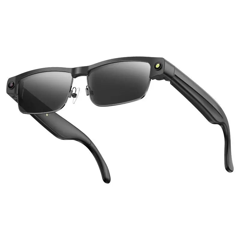 Lenovo HD AI Smart Glasses Photochromic Chat GPT Camera Bluetooth Call Voice Assistant Music Player Translation Semi-Rimless