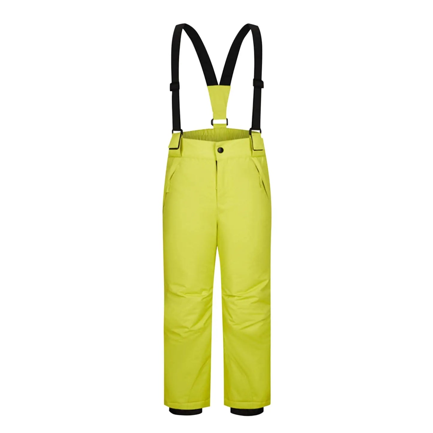Children's Ski Bib Pants Outdoor Windproof Waterproof Snowboarding Pants Warm Adjustable Shoulder Strap Snow Pants for 6-19years
