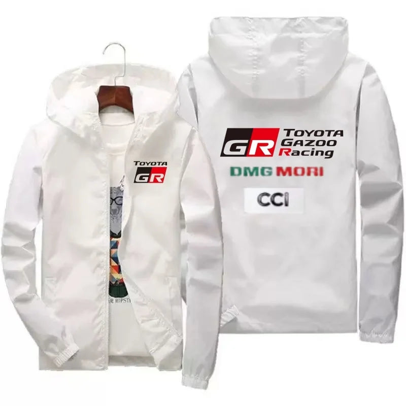 2026 New Toyota GR Men's Motorcycle Jacket, A Casual Twill Baseball-style Coat for Spring and Autumn, Men's Hip-hop Street Style