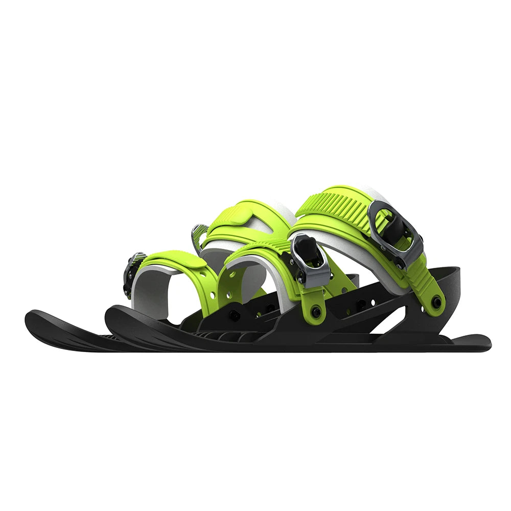 Adult mini entry-level ski skis suitable for beginners Ski boots that can be worn directly on the feet Snow walking shoes