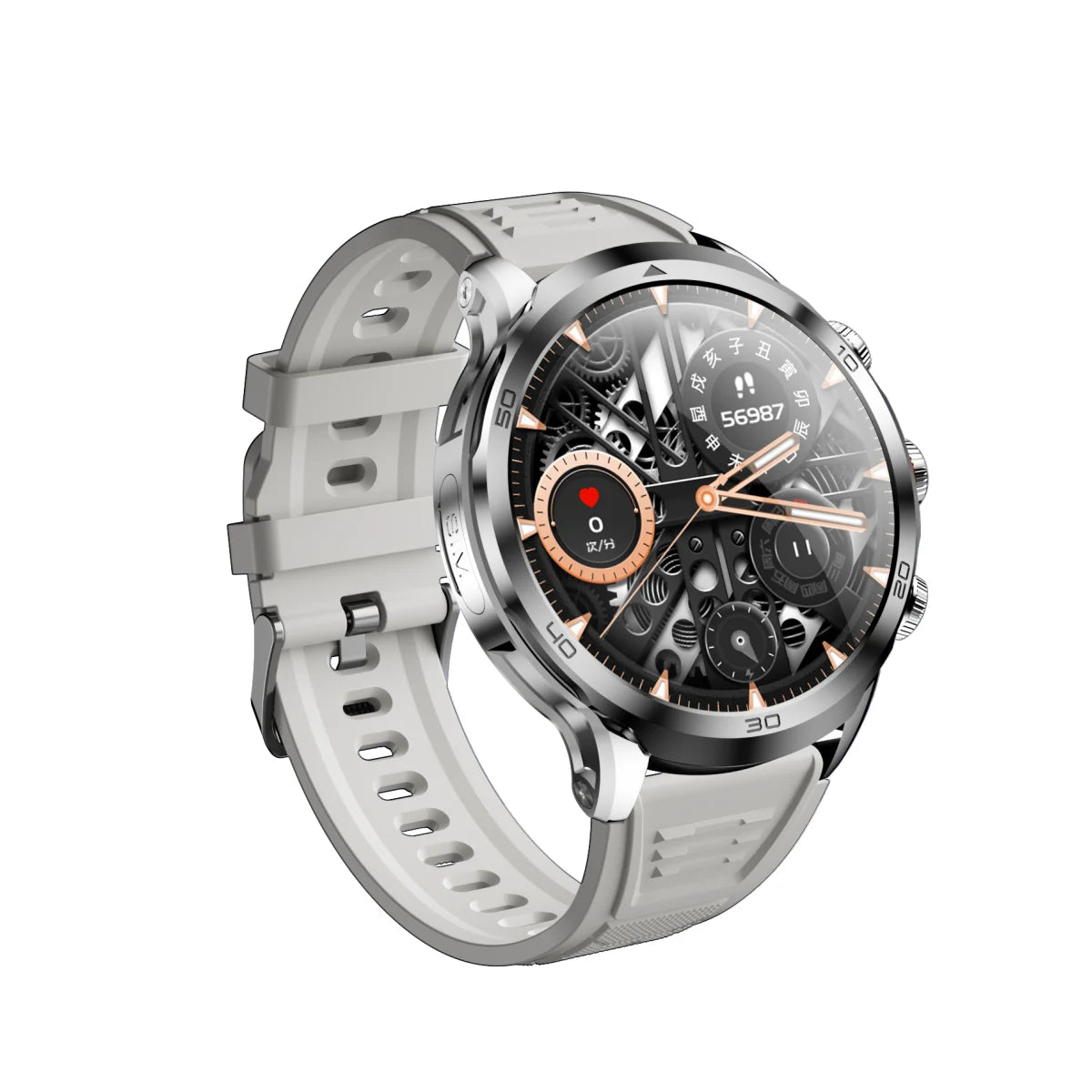 8GB+128GB H19 Smart Watch 1.95-inch Amoled Large Screen 190° Rotary Camera 1900Mah Battery GPS WIFI Android Smartwatch Men Adult