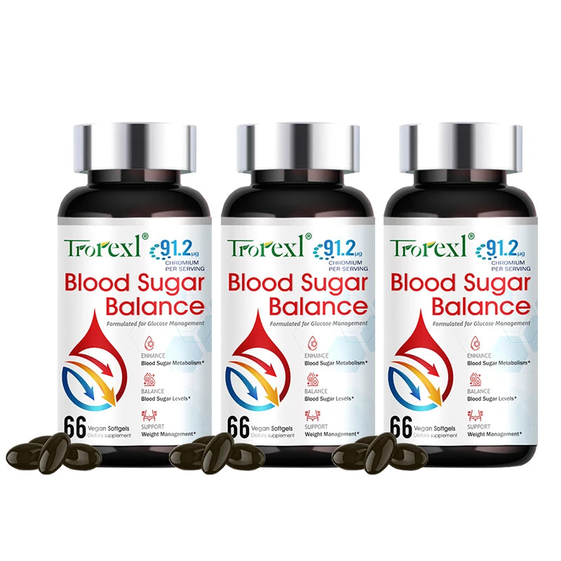 Diabetes Capsules for Heart&Cardiovascular Health Support Blood Sugar Balance Insulin Maintain Sugar Metabolism Blood Sugar Pill