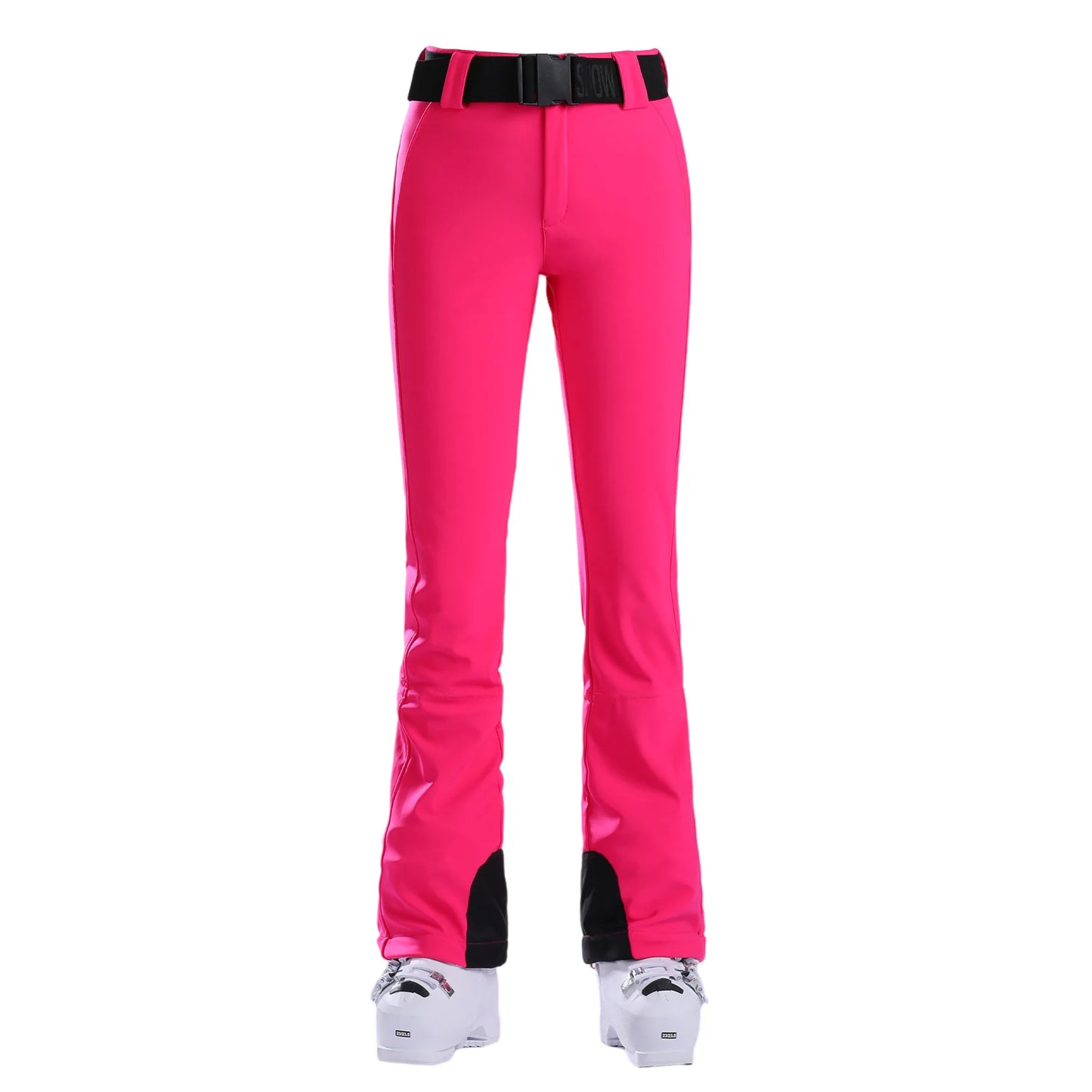 Ski pants New women's double-board 스노우보드복 slimming windproof waterproof thickened warm and elastic sports snow pants