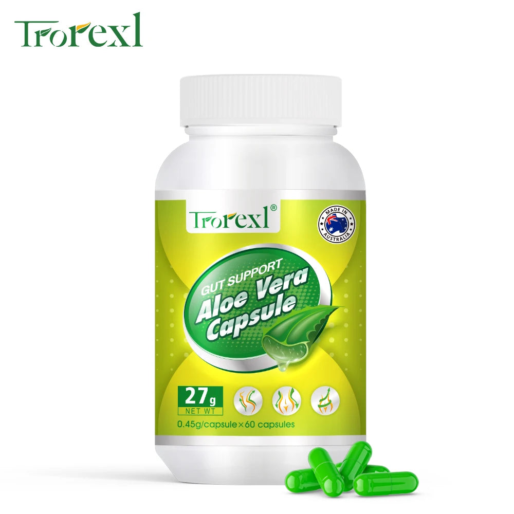 Weight Loss Slimming Products for Men & Women Aloe Vera Appetite Reduction Vegan Capsules