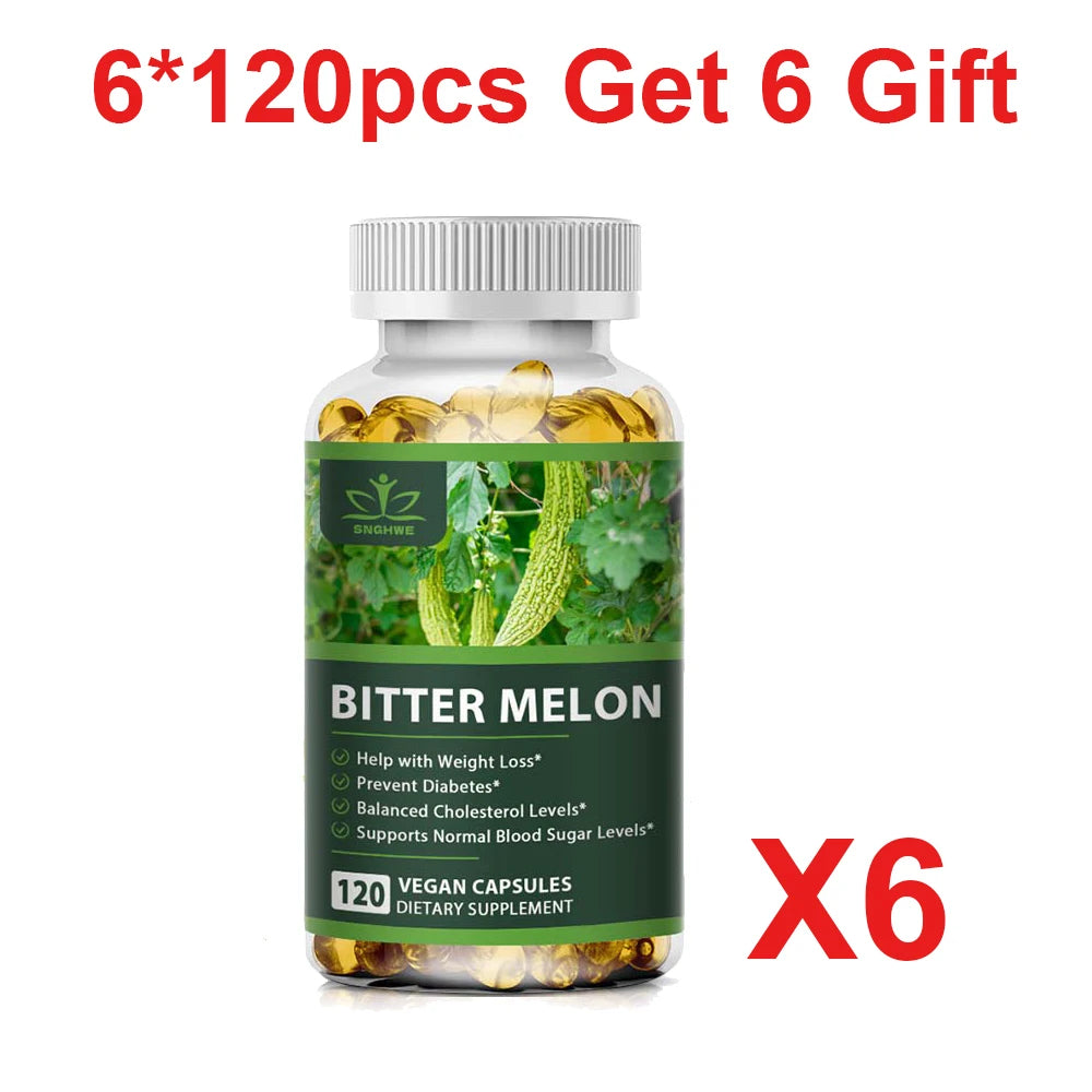 Plant insulin bitter melon capsules - blood sugar balance - healthy detoxification - skincare and beauty - digestive health