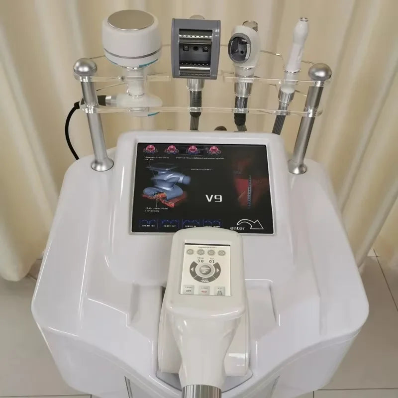 V9 Multi functional Body Sculpting Vacuum Cellulite Massager Body Slimming fat freezing machine Weight Loss Cavitation for spa