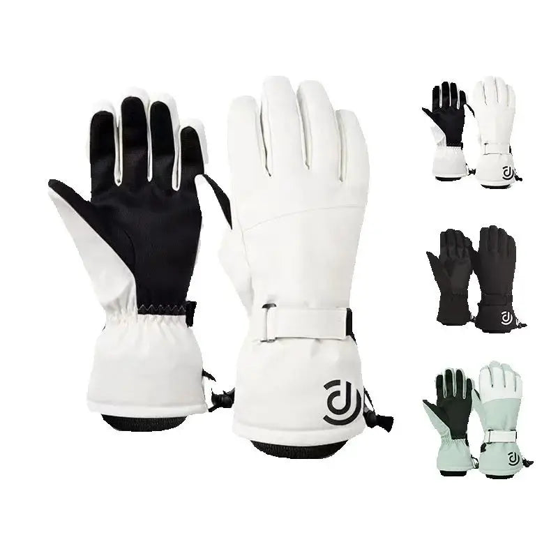 Winter Ski Gloves Waterproof and Breathable Snow Hand Warming Gloves Cold Weathe Wrist Guard Riding Touch-Screen Work Gloves