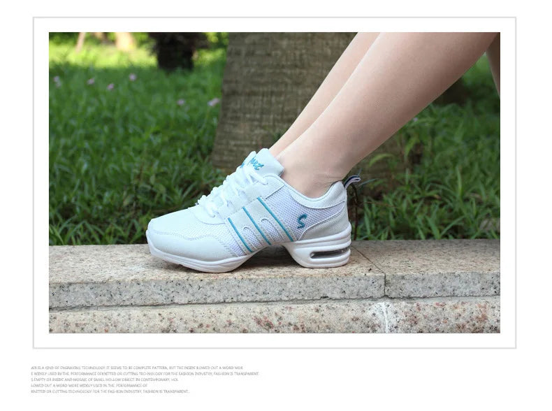 Mesh Cloth Dance Sneakers Jazz Shoes Dancing Modern Footwear Belly Contemporary Gym Dancers Leisure Sports Men Women Child Adult