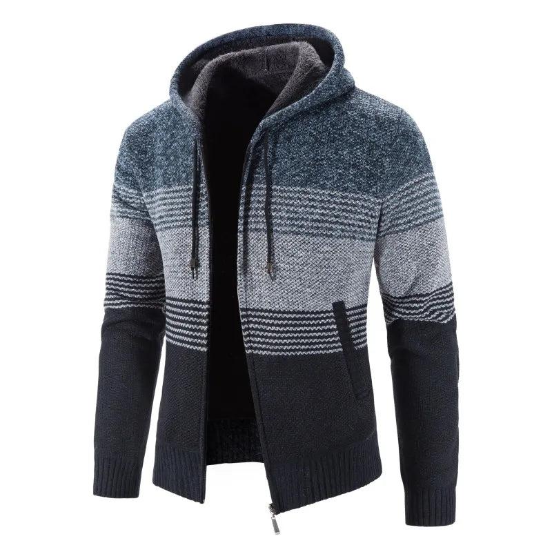 LEGIBLE 2025 Men's Sweaters Autumn Winter Wool Zipper Cardigan Sweaters Man Casual Knitwear Sweatercoat Male