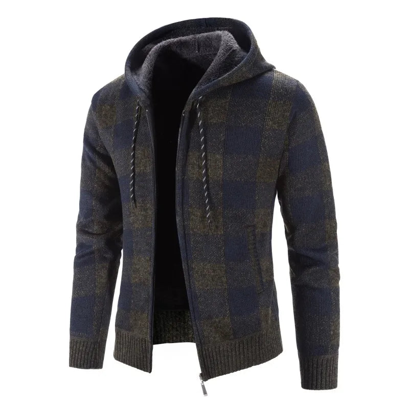 LEGIBLE 2025 Men's Sweaters Autumn Winter Wool Zipper Cardigan Sweaters Man Casual Knitwear Sweatercoat Male