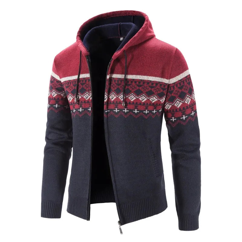 LEGIBLE 2025 Men's Sweaters Autumn Winter Wool Zipper Cardigan Sweaters Man Casual Knitwear Sweatercoat Male