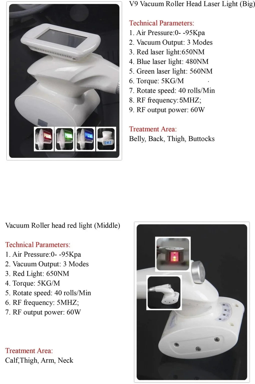 V9 Multi functional Body Sculpting Vacuum Cellulite Massager Body Slimming fat freezing machine Weight Loss Cavitation for spa