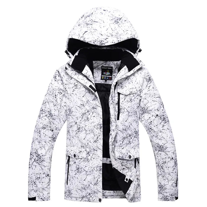 Thicken Warm Ski Suit for Men Windproof Waterproof Skiing Suits Male Snowboarding Jacket and Pants, Snow Overalls Winter New