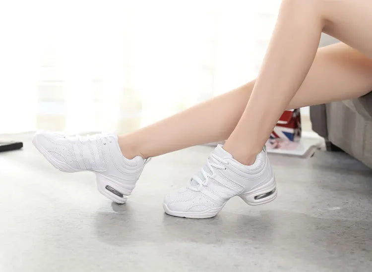 Mesh Cloth Dance Sneakers Jazz Shoes Dancing Modern Footwear Belly Contemporary Gym Dancers Leisure Sports Men Women Child Adult