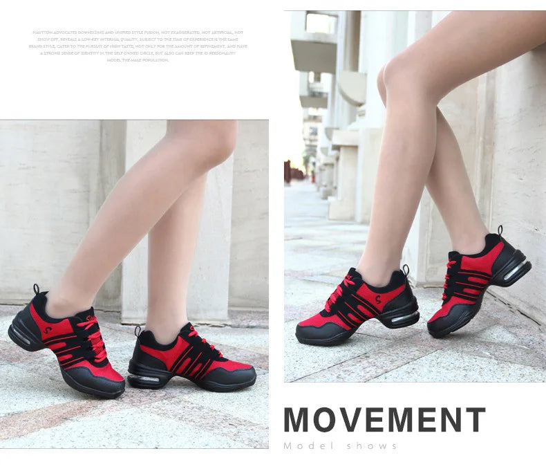 Mesh Cloth Dance Sneakers Jazz Shoes Dancing Modern Footwear Belly Contemporary Gym Dancers Leisure Sports Men Women Child Adult