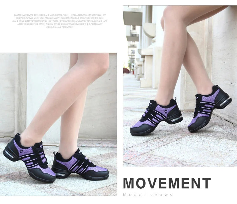 Mesh Cloth Dance Sneakers Jazz Shoes Dancing Modern Footwear Belly Contemporary Gym Dancers Leisure Sports Men Women Child Adult