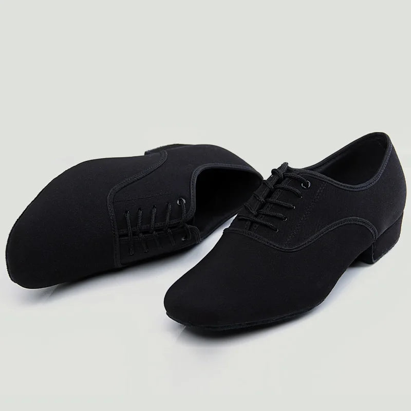 Sneakers Men Modern Dance Shoes Canvas Latin Tango Ballroom Shoes Leather Rubber Soft Sole Man Dancing Shoes Breathable Sports