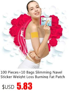50 Pcs/Lot Slim Patch Slimming Navel Sticker Weight Lose Product Slim Patch Burning Fat Patche Hot Body Shaping Slimming Sticker