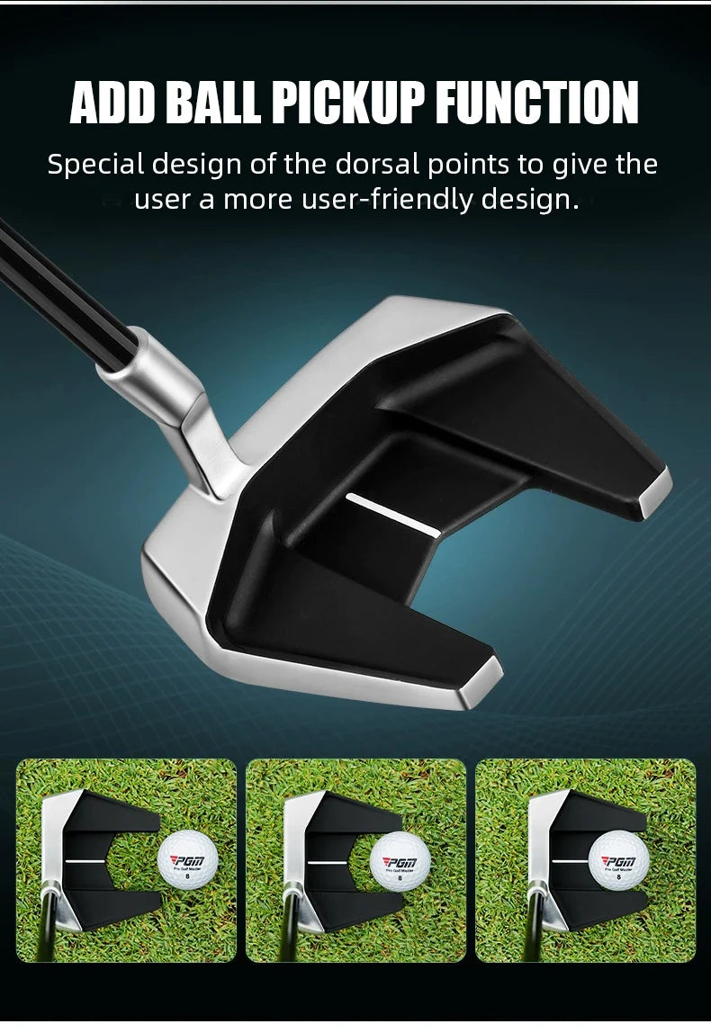 PGM Golf Club Standing Golf Putter Low Center of Gravity Is Stable Stainless Steel Shaft Putter Golf Supplies TUG054
