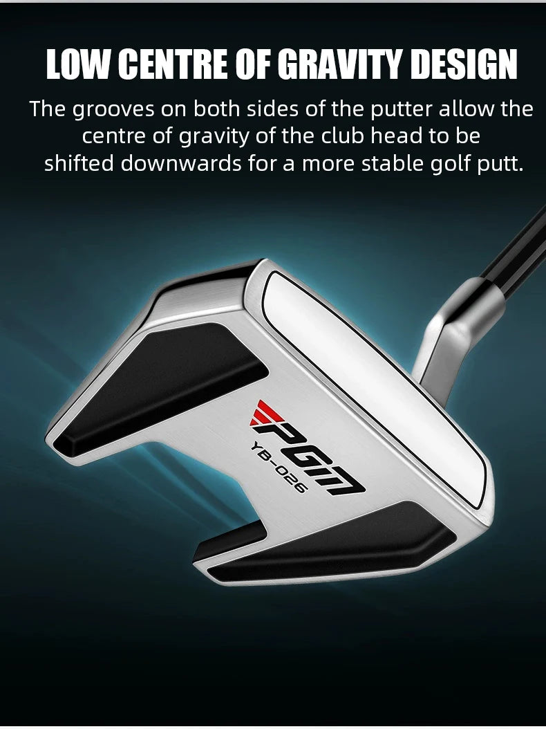 PGM Golf Club Standing Golf Putter Low Center of Gravity Is Stable Stainless Steel Shaft Putter Golf Supplies TUG054