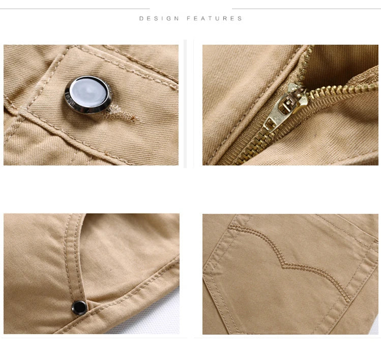 2024 Spring Autumn New Casual Pants Men Cotton Slim Fit Chinos Fashion Trousers Male Brand Clothing Plus Size 8 colour