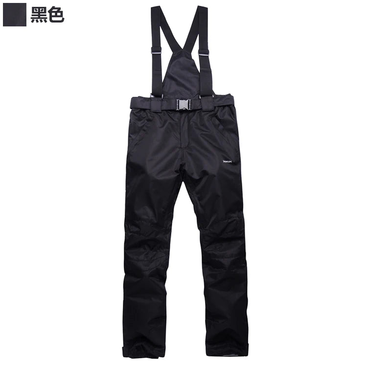 Thicken Warm Ski Suit for Men Windproof Waterproof Skiing Suits Male Snowboarding Jacket and Pants, Snow Overalls Winter New