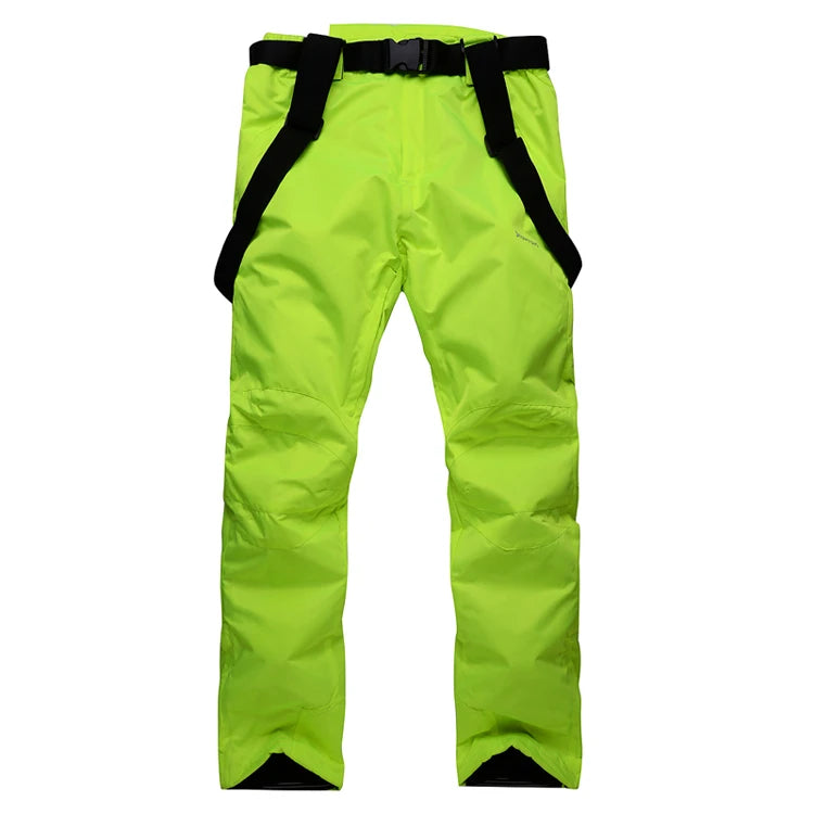Thicken Warm Ski Suit for Men Windproof Waterproof Skiing Suits Male Snowboarding Jacket and Pants, Snow Overalls Winter New