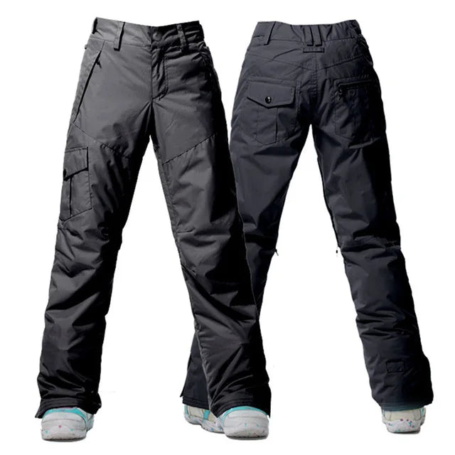 GSOU SNOW New Winter -35 degree Ski Pants Women Waterproof Snow Snowboard Pants Outdoor  Camping Women Trousers Punch pants
