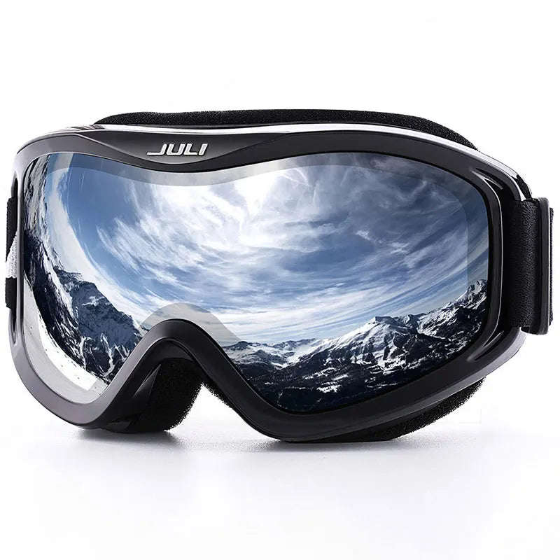 MAXJULI Brand Professional Ski Goggles Double Layers Lens Anti-fog UV400 Ski Glasses Skiing Men Women Snow Goggles