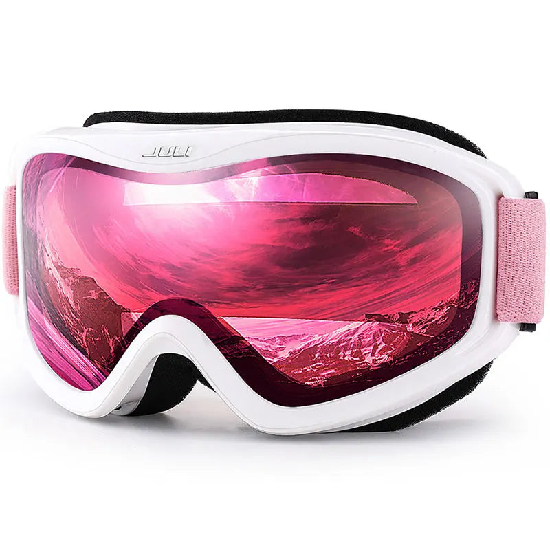 MAXJULI Brand Professional Ski Goggles Double Layers Lens Anti-fog UV400 Ski Glasses Skiing Men Women Snow Goggles