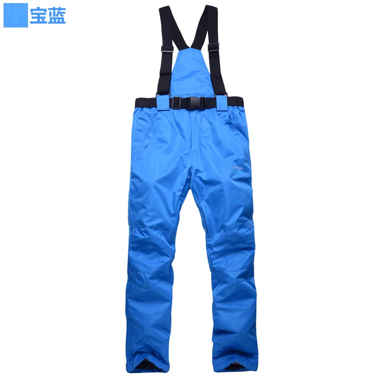 Thicken Warm Ski Suit for Men Windproof Waterproof Skiing Suits Male Snowboarding Jacket and Pants, Snow Overalls Winter New