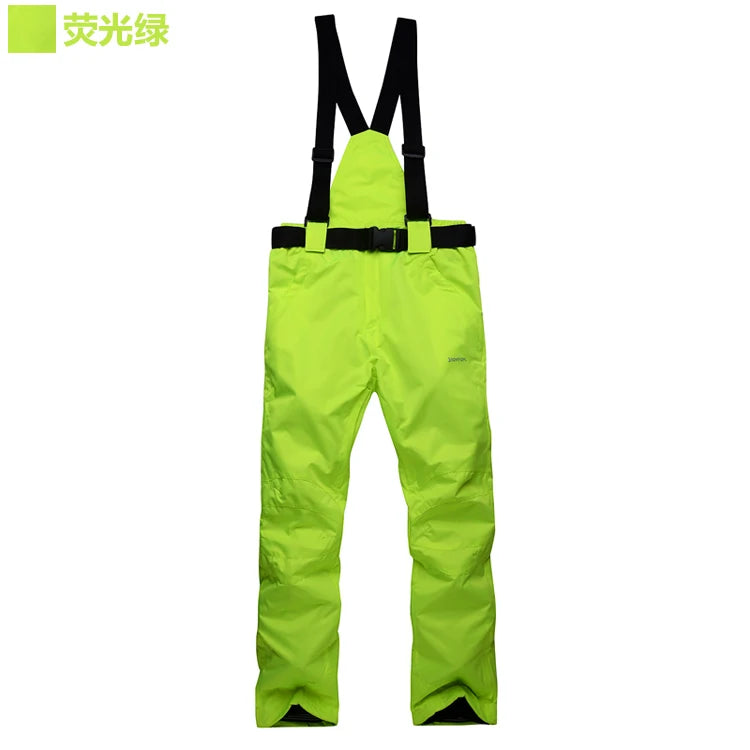 Thicken Warm Ski Suit for Men Windproof Waterproof Skiing Suits Male Snowboarding Jacket and Pants, Snow Overalls Winter New