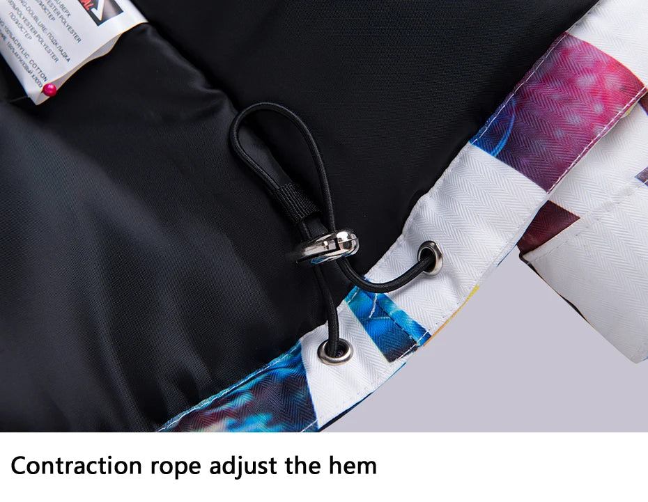 New Thick Warm Ski Suit Women Waterproof Windproof Skiing and Snowboarding Jacket Pants Set Female Snow Costumes Outdoor Wear
