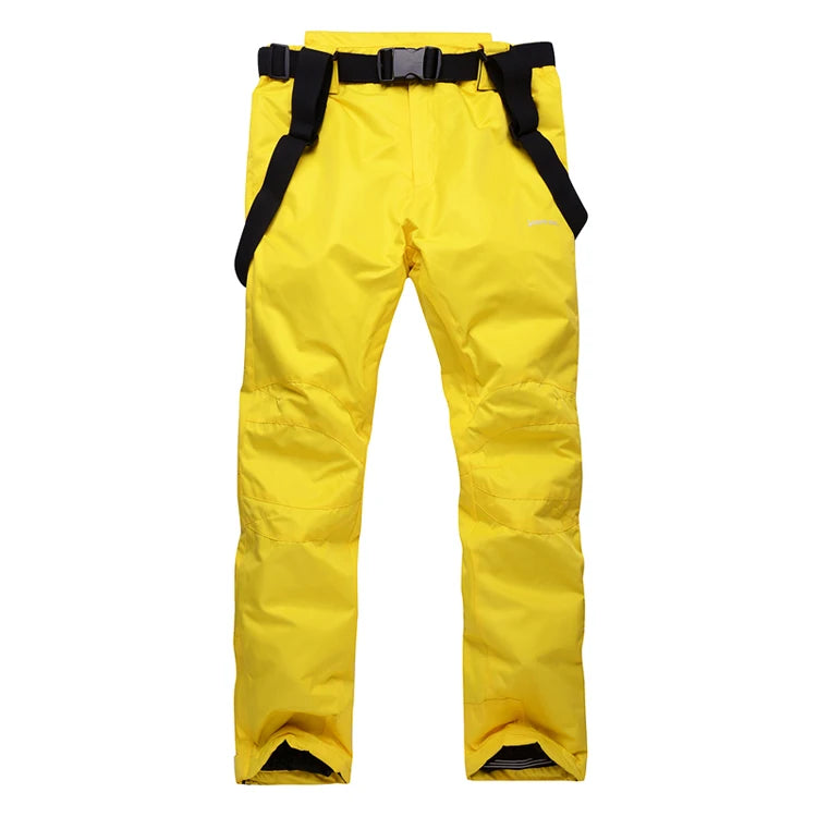 Thicken Warm Ski Suit for Men Windproof Waterproof Skiing Suits Male Snowboarding Jacket and Pants, Snow Overalls Winter New