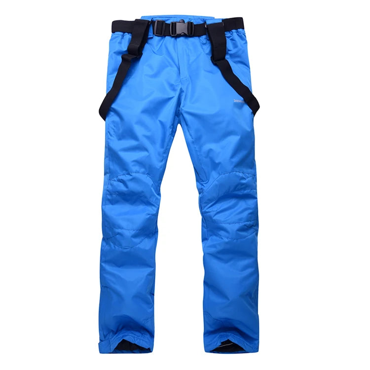 Thicken Warm Ski Suit for Men Windproof Waterproof Skiing Suits Male Snowboarding Jacket and Pants, Snow Overalls Winter New