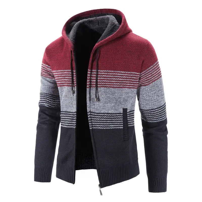 LEGIBLE 2025 Men's Sweaters Autumn Winter Wool Zipper Cardigan Sweaters Man Casual Knitwear Sweatercoat Male
