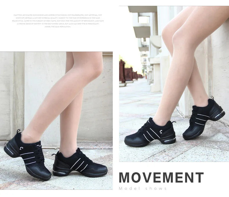 Mesh Cloth Dance Sneakers Jazz Shoes Dancing Modern Footwear Belly Contemporary Gym Dancers Leisure Sports Men Women Child Adult