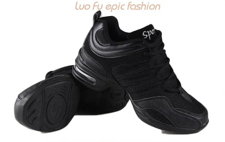 Mesh Cloth Dance Sneakers Jazz Shoes Dancing Modern Footwear Belly Contemporary Gym Dancers Leisure Sports Men Women Child Adult