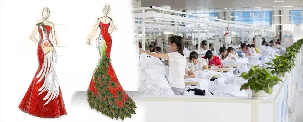 LISM Luxury Beaded Appliques Mermaid Evening Dresses Elegant Side Split Ruffles Tulle Prom Dress Glitter Sequins Formal Gowns