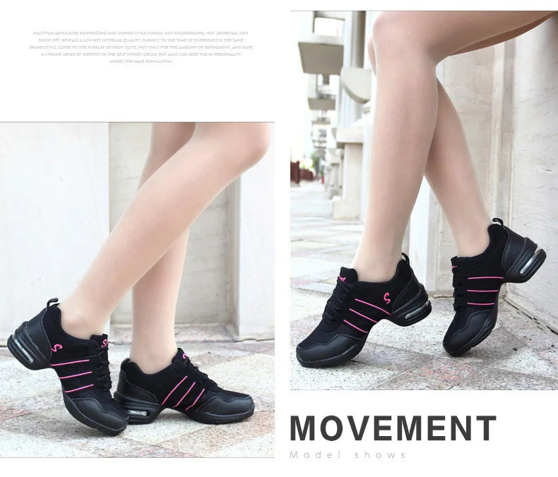 Mesh Cloth Dance Sneakers Jazz Shoes Dancing Modern Footwear Belly Contemporary Gym Dancers Leisure Sports Men Women Child Adult