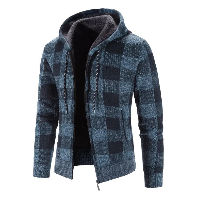 LEGIBLE 2025 Men's Sweaters Autumn Winter Wool Zipper Cardigan Sweaters Man Casual Knitwear Sweatercoat Male
