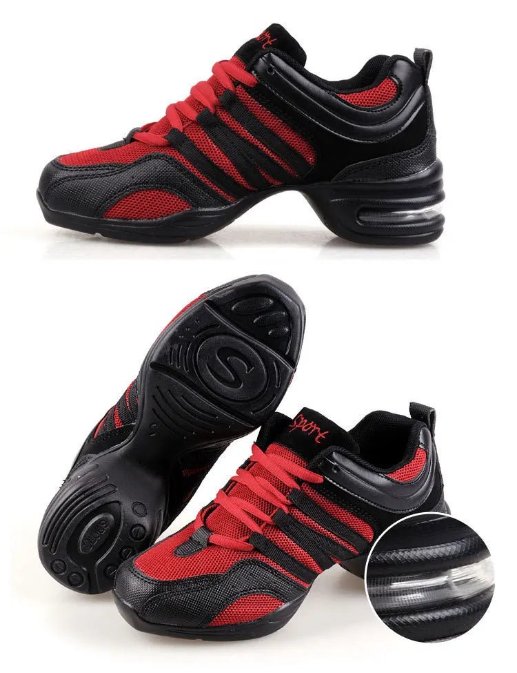Mesh Cloth Dance Sneakers Jazz Shoes Dancing Modern Footwear Belly Contemporary Gym Dancers Leisure Sports Men Women Child Adult