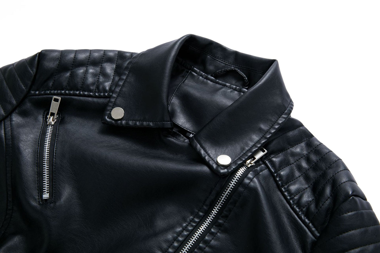 New Women Soft Motorcycle Faux Leather Jackets Ladies Long Sleeve Autumn Winter Biker Streetwear Coat