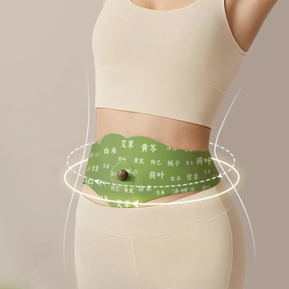 Herbal Navel Waist Patch Tighten Arms Thighs Remove Body Toxins Prevent Fat Accumulation Fast Fat Burning Belly Slimming Sticker